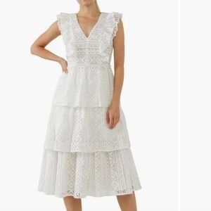 knee length dresses for ladies Lace Cami Midi Dress  Endless Rose